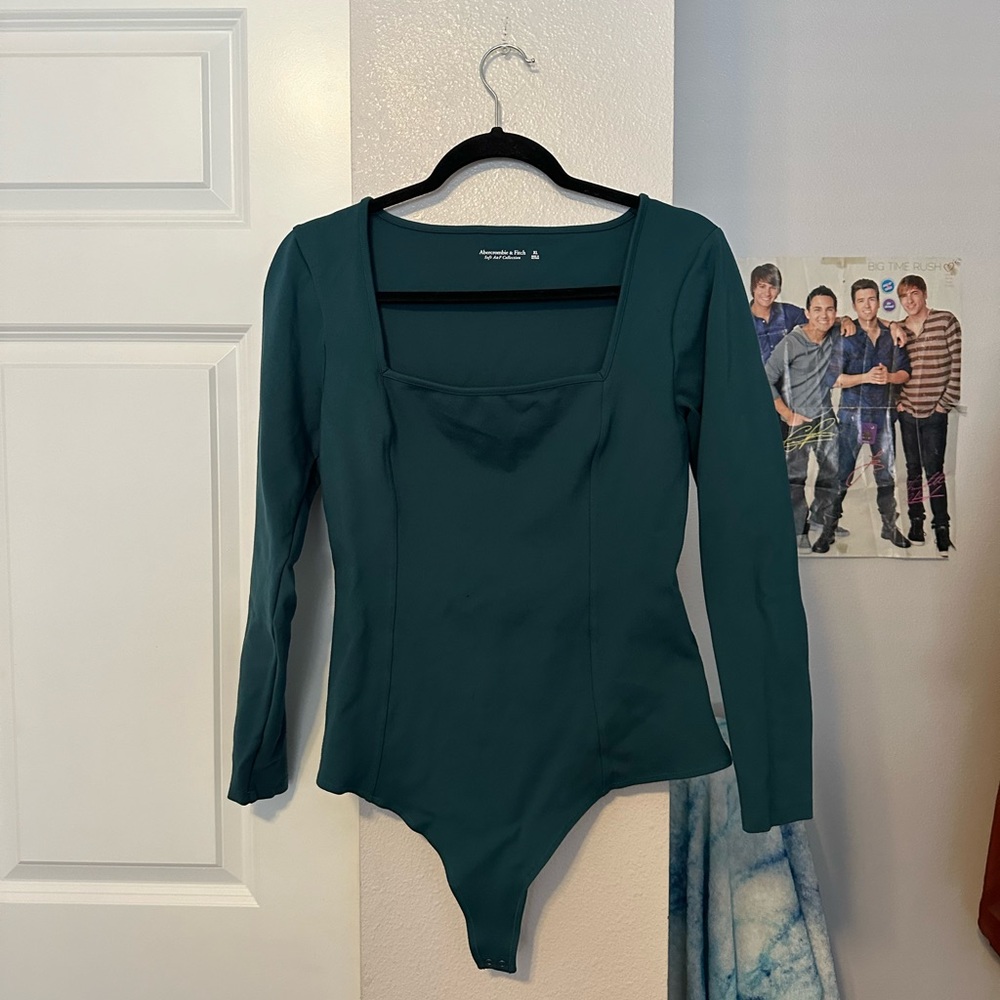 Abercrombie and Fitch Forest Green Bodysuit